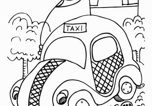 Taxi Coloring Page Free Taxi Coloring Sheet Create A Printout Activity