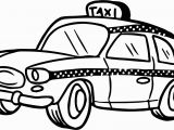 Taxi Coloring Page Taxi Driver Car Cartoon Coloring Page Transportation Pages for Kids