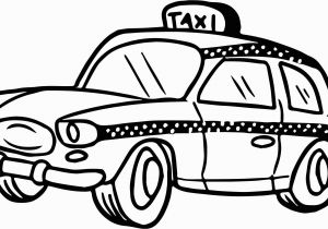 Taxi Coloring Page Taxi Driver Car Cartoon Coloring Page Transportation Pages for Kids