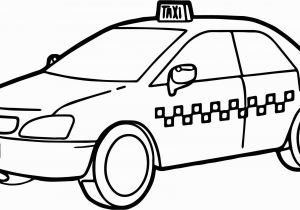 Taxi Coloring Page Taxi Driver Car Fast Coloring Page