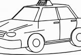 Taxi Coloring Page Taxi Driver Fine Car Coloring Page