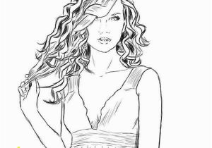 Taylor Swift Black and White Coloring Pages Taylor Swift is so Amazing Coloring Page Color Luna In