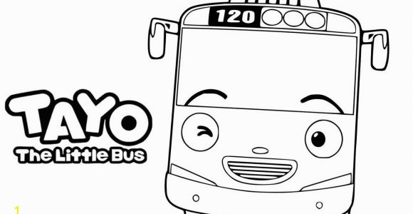 Tayo the Little Bus Coloring Pages Tayo the Little Bus Coloring Pages Visual Arts Ideas