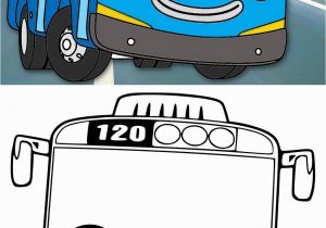 Tayo the Little Bus Coloring Pages Tayo the Little Bus Coloring Pictures
