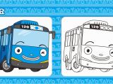 Tayo the Little Bus Coloring Pages Tayo the Little Bus Including Example Result Coloring Page
