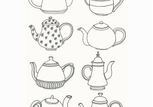 Tea Kettle Coloring Page Open Your Eyes & See Found On Polyvore Art Yaa Pinterest