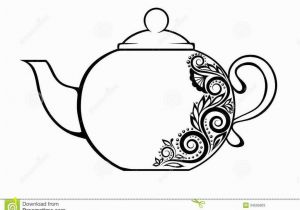 Tea Kettle Coloring Page Teapot Coloring Page 3 and Paper Art Pinterest