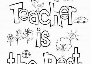 Teacher Appreciation Coloring Pages Printable Teacher Appreciation Coloring Sheet with Images