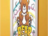 Teddy Bear Wall Murals Amazon Nursery 3d Door Sticker Wall Decals Mural
