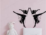 Teenage Bedroom Wall Murals Two Girls Dancing Wall Sticker Art Home Decoration Girls Bedroom Wall Decal Art Wall Mural Poster Wall Decals for Sale Wall Decals for the Home From