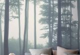 Teenage Wall Murals Uk Sea Of Trees forest Mural Wallpaper