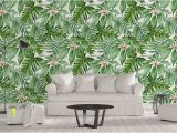 Temporary Wall Murals Banana Leaf Removable Wallpaper Banano Leaves Wallpapers Peel