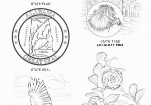 Tennessee State Tree Coloring Page Alabama State Symbols Coloring Page