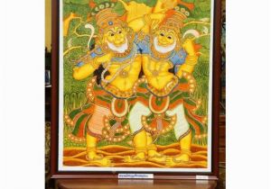 Terracotta Wall Murals Kerala Bali Sugreev Yudh Mural Painting