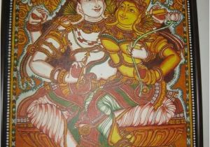 Terracotta Wall Murals Kerala Shiva Sakthi Indian Art Kerala Mural Paintings