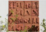 Terracotta Wall Murals Online Terracotta Tiled Wall Mural Picture Of Chitra Katha