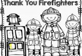 Thank You Firefighters Coloring Page Patti Tessendorf Pattitessendorf On Pinterest