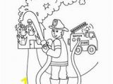 Thank You Fireman Coloring Page 7 Best Thank You Cards Images