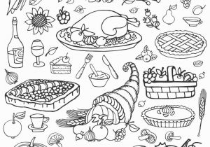 Thanksgiving Food Coloring Pages Color Pages Kawaiiod Fruit and Veggie Coloring Pages