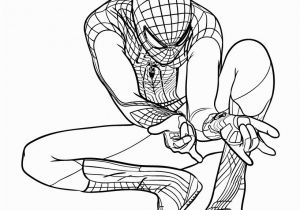 The Amazing Spiderman Printable Coloring Pages the Amazing Spiderman Ready to Shoot His Webs Coloring