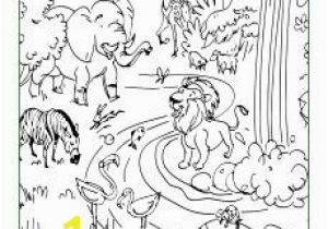 The Creation Coloring Pages for Children God Made the Animals Coloring Page