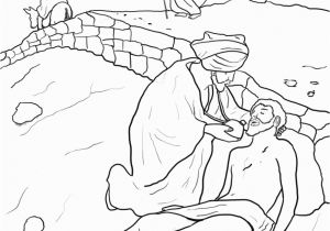 The Good Samaritan Coloring Pages Free Printable Coloring Page for Parable Of the Good Samaritan