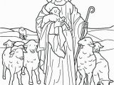 The Good Shepherd Coloring Page Jesus the Good Shepherd Coloring Pages Lovely Shepherds Visit Jesus