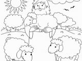 The Good Shepherd Coloring Page Sheep and Shepherd Coloring Page 2603
