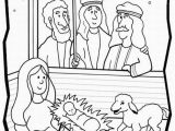 The Good Shepherd Coloring Page Shepherds Visit Baby Jesus Color Sheet