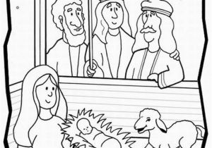 The Good Shepherd Coloring Page Shepherds Visit Baby Jesus Color Sheet
