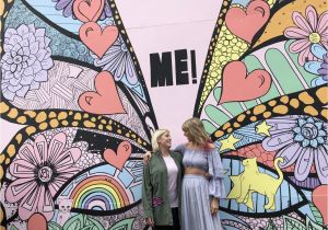 The Gulch Nashville Wall Murals Taylor Swift and Kelsey Montague Nashville Mural