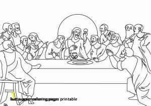 The Last Supper Coloring Pages Printable October 2018