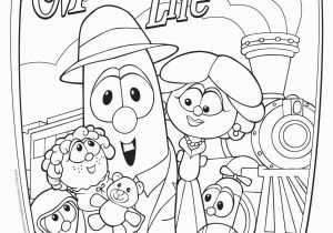 The League Of Incredible Vegetables Coloring Pages Veggie Tale Color Page