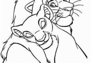 The Lion King Coloring Pages Free Simba and Nala Coloring Pages