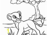 The Lion King Coloring Pages Free Simba Sleeping On Branch Of Tree Lion King Coloring Page