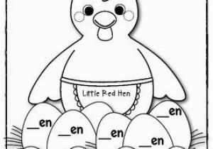 The Little Red Hen Coloring Page Little Red Hen Literacy Pack Retelling Letter Writing Word Family