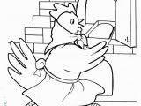 The Little Red Hen Coloring Pages Free Fairy Tales Little Red Hen Coloring Page Into the Oven