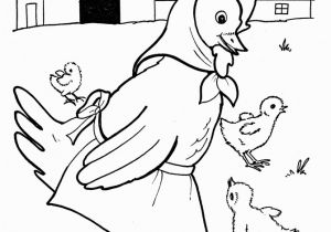 The Little Red Hen Coloring Pages Free Fairy Tales Little Red Hen Coloring Pages