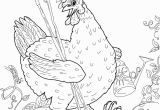 The Little Red Hen Coloring Pages Free Little Red Hen Coloring Page