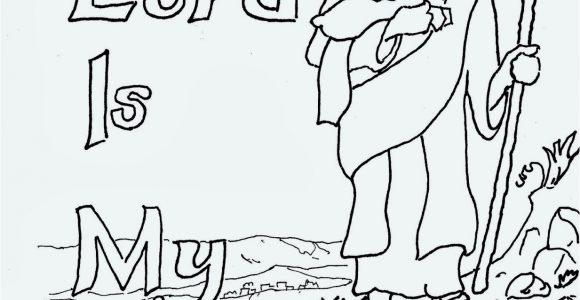 The Lord is My Shepherd Coloring Page Coloring Pages for Kids by Mr Adron the Lord is My