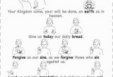 The Lord S Prayer Coloring Pages Worship & Praise the Lord S Prayer In Sign Language