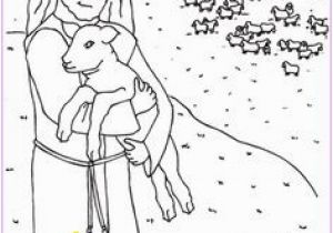 The Lost Sheep Coloring Page Coloring Pages About Jesus Feeding 5000