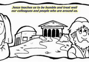 The Pharisee and the Tax Collector Coloring Page Unit 4 – the Parable Of the Pharisee and the Tax Collector