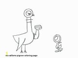 The Pigeon Coloring Pages Mo Willems Pigeon Coloring Page Free Printable Dont Let the Pigeon