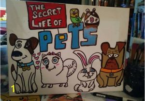 The Secret Life Of Pets Wall Murals Secret Life Of Pets 11×17 Canvas