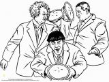 The Three Stooges Coloring Pages the Three Little Stooges Activity Page