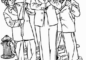 The Three Stooges Coloring Pages the Three Little Stooges Activity Page