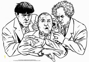 The Three Stooges Coloring Pages the Three Little Stooges Activity Page