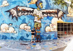 The Wall Mural From Blood In Blood Out they Made their Own Wings they Made their Own Way by Alec