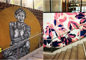 The Wall that Cracked Open Mural Sm Aura Launches Art In Aura at Bonifacio Global City